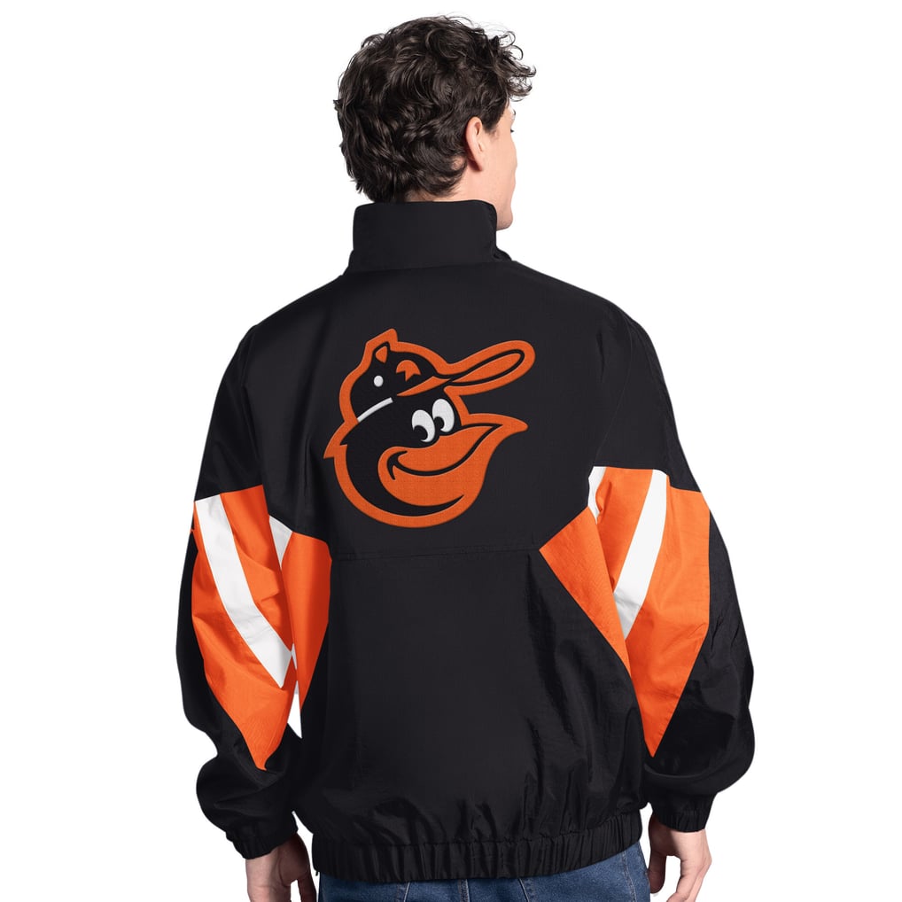  Baltimore Orioles Starter Cooperstown Chief Half-Zip Pullover - Black